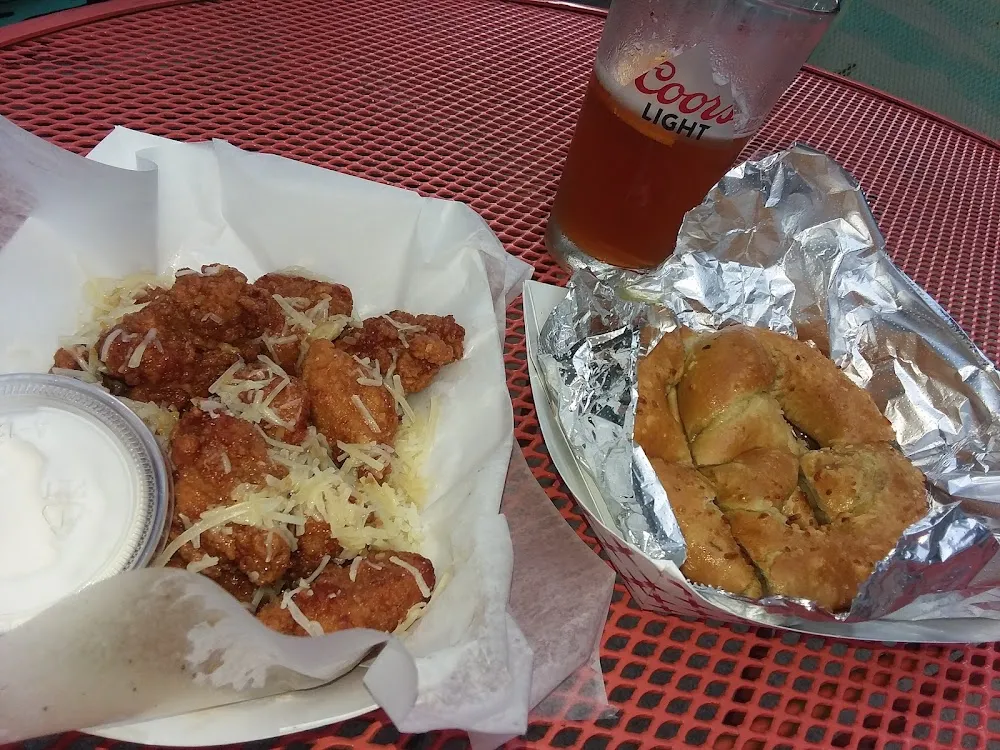 Jalapeno Cheese Stuffed Pretzel & Boneless Wings